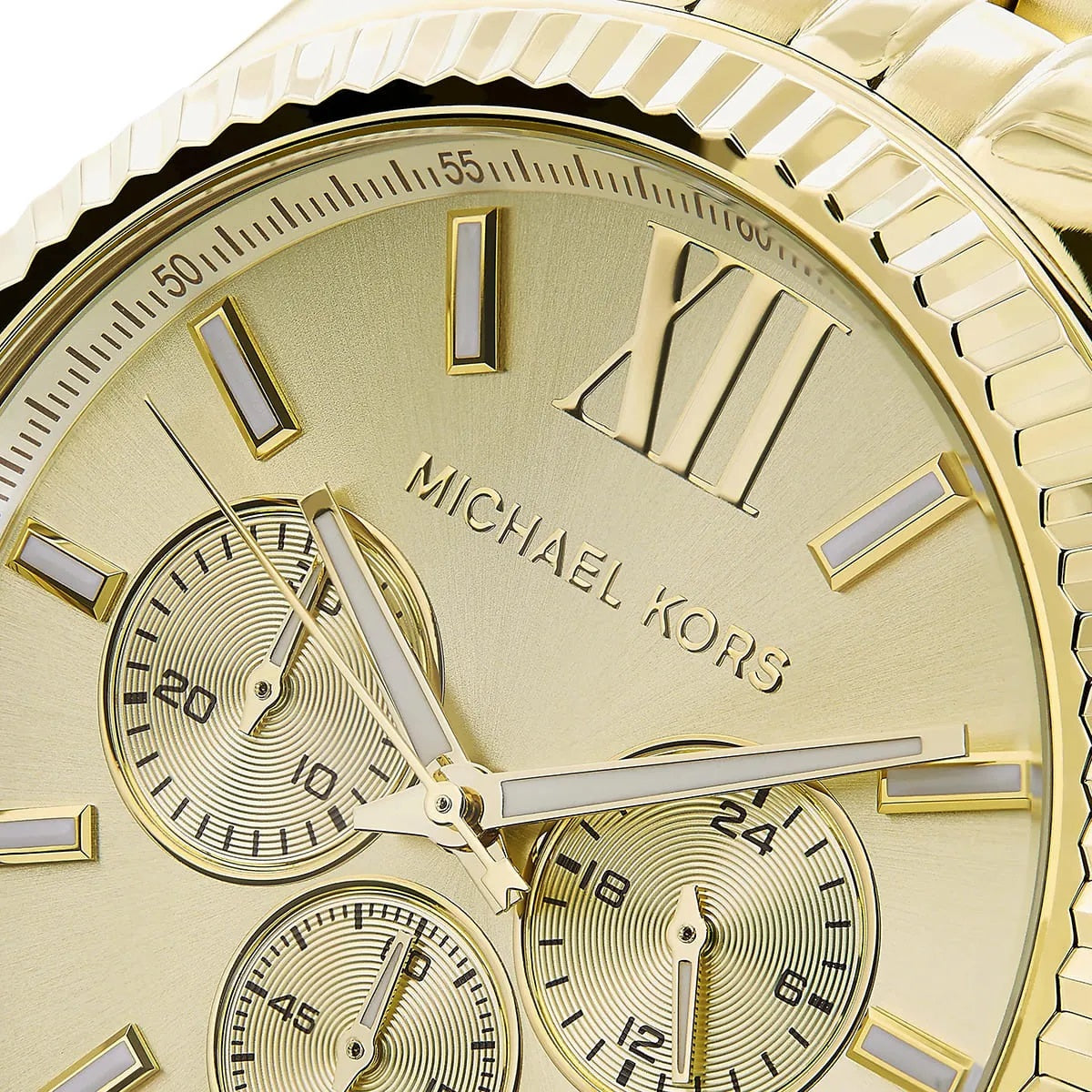 Michael Kors Men’s Watch Stainless Steel Gold Strap With Gold Dial MK8281