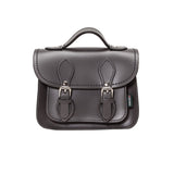 Handmade Leather Micro Satchel - Graphite