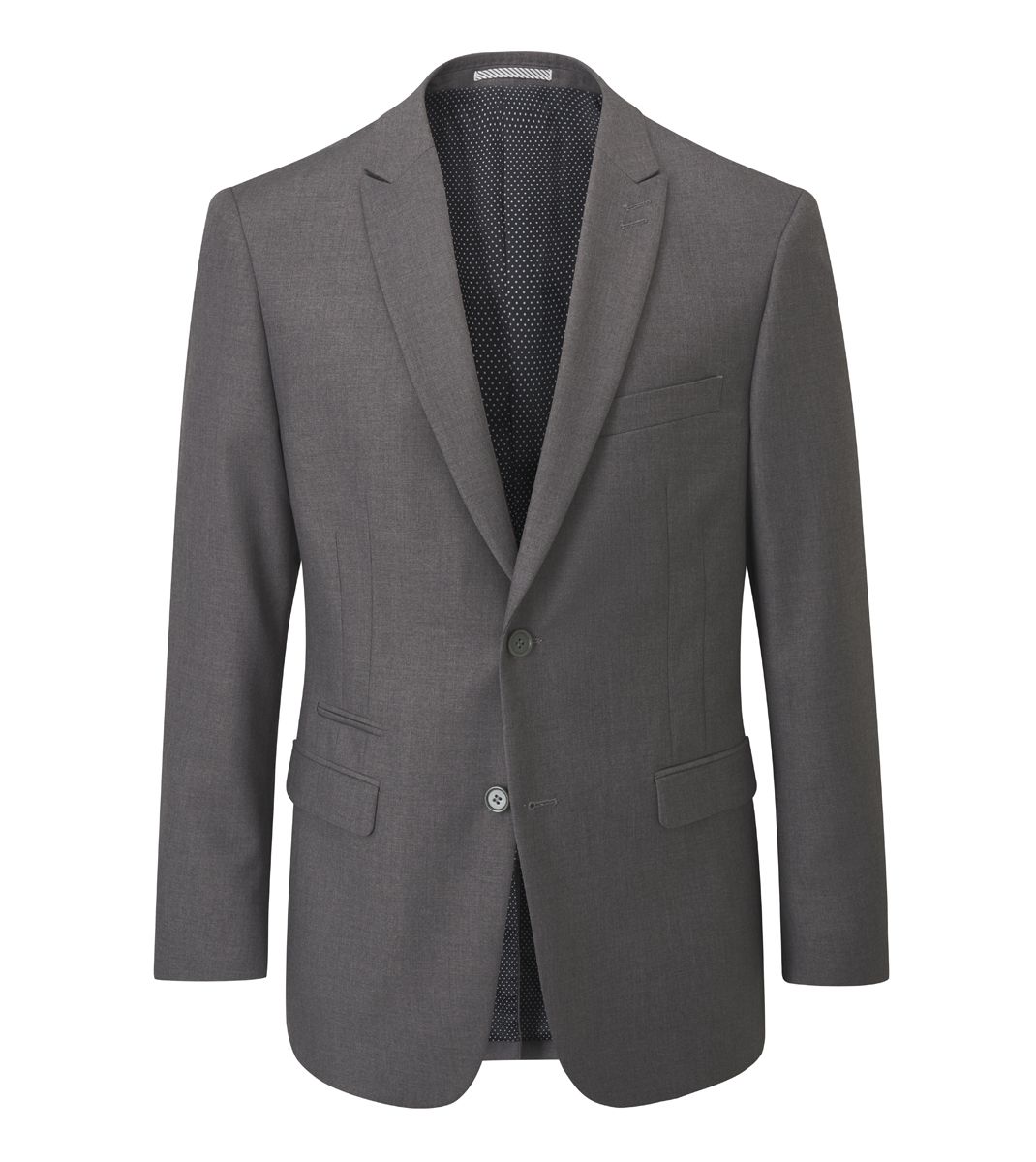 Skopes Men's Madrid Tailored Fit Suit Jacket in Grey Sie 34 - 62