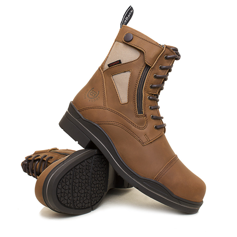 Kentucky Storm Waterproof Jodhpur Boots - Mocha