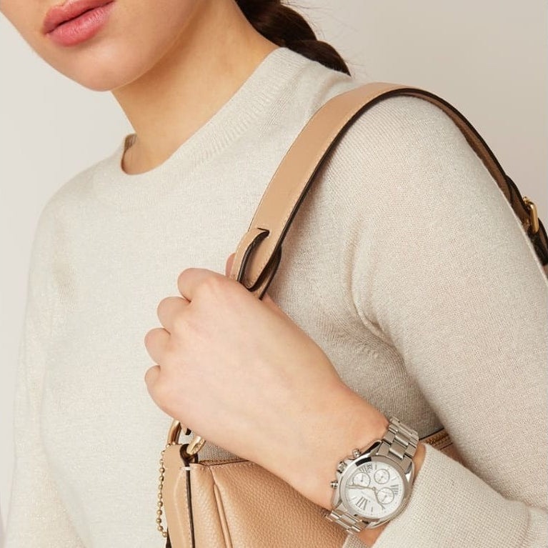 Michael Kors Women’s Watch Stainless Steel Silver Strap With Silver Dial MK6174