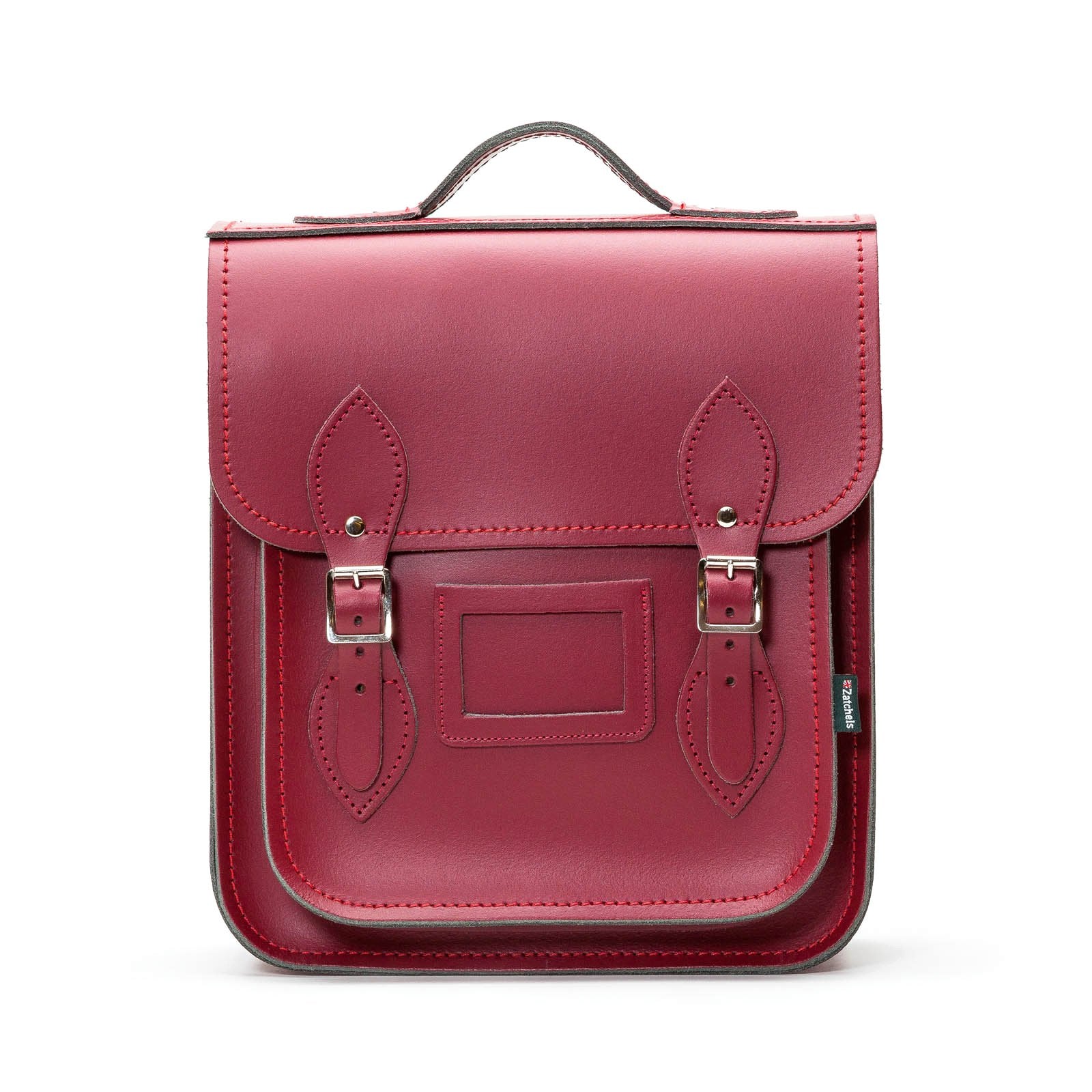 Handmade Leather City Backpack - Oxblood