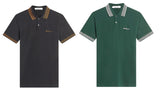 Ben Sherman (0074022IL) Men's Contrast Collar Polo in 2 Colours, 2XL to 5XL
