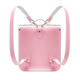 Handmade Leather City Backpack - Pastel Pink