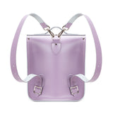 Handmade Leather City Backpack - Pastel Violet