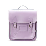 Handmade Leather City Backpack - Pastel Violet