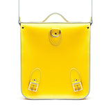 Handmade Leather City Backpack - Pastel Daffodil Yellow