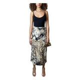 Original Vintage Betty Barclay Jungle Print Skirt UK 8 - 10