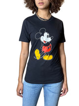 Original Vintage 1980'S Mickey Mouse Black T Shirt Uk 6 - 8