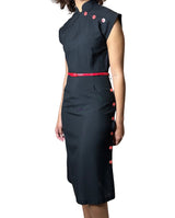 Original 1980's Vintage Chelsea Girl Little Black Dress UK 10 - 14