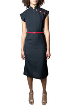 Original 1980's Vintage Chelsea Girl Little Black Dress UK 10 - 14