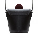 Handmade Leather Daisy Barrel Bag - Poppy - Red