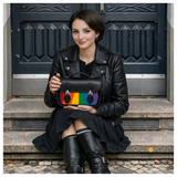 Leather Midi Satchel - Pride
