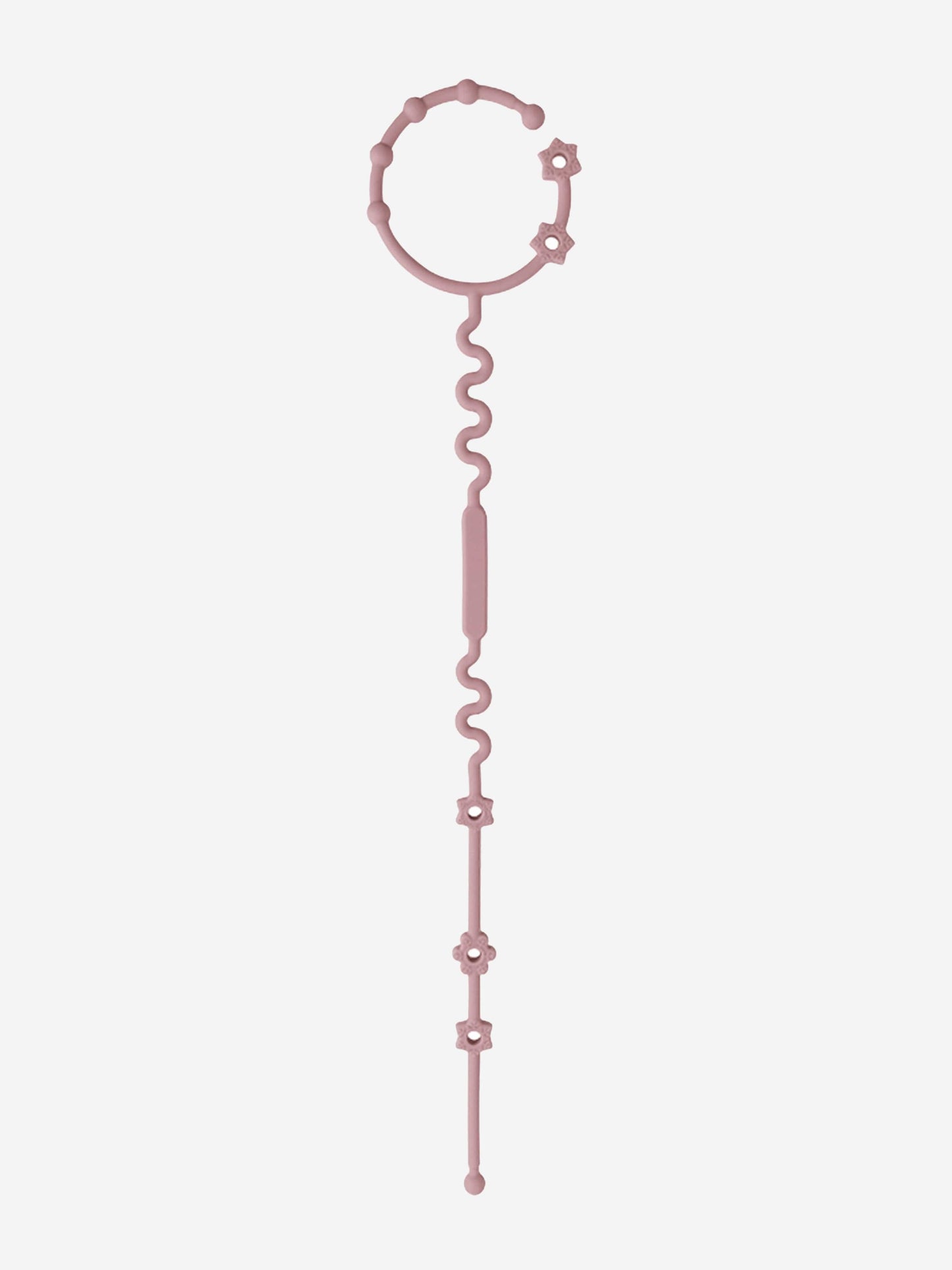 Bloom Bambini Adjustable Teether and Pacifier Clip in Purple