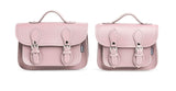 Handmade Leather Micro Satchel - Rose Quartz