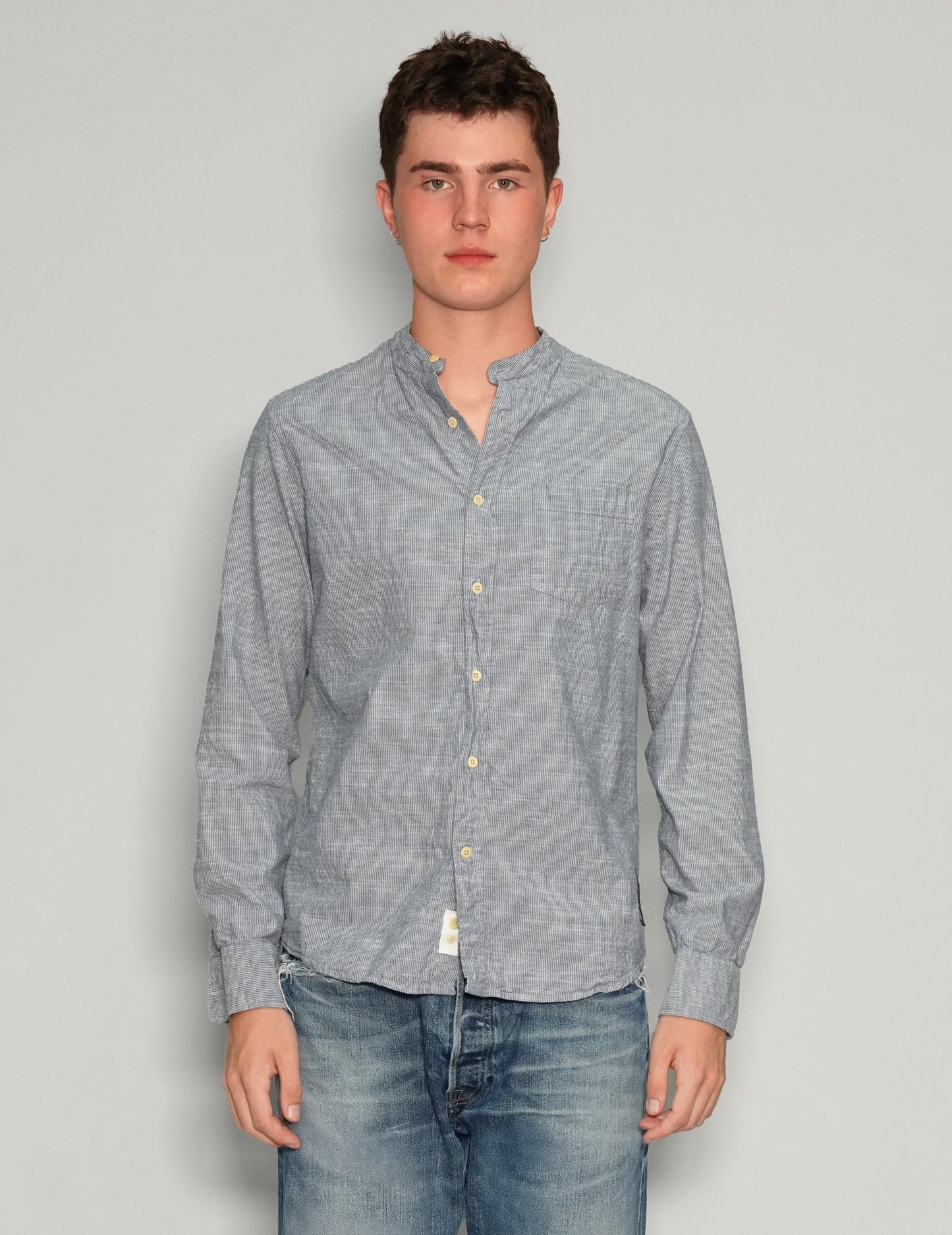 Party Back Granddad Collar Shirt.