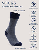 Maroon Birds Eye Cotton Socks