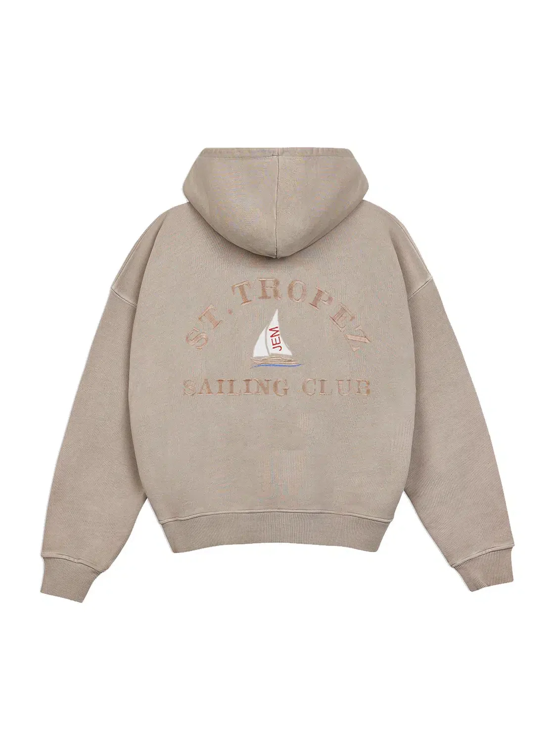 St Tropez Heavyweight Hoodie Beige