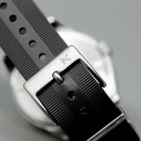 'Tempest' Quartz Navigator Watch (40mm) | Seal Black