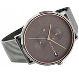 Tommy Hilfiger Women's Watch Stainless Steel Grey Mesh Strap With Grey Dial 1781945 Jenna