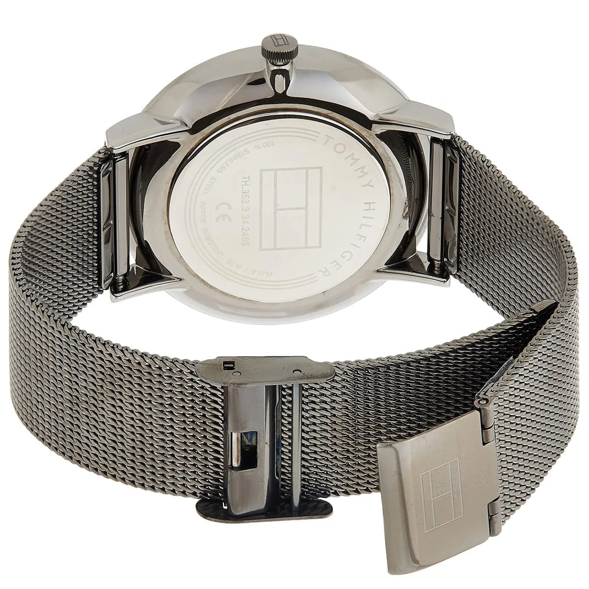 Tommy Hilfiger Women's Watch Stainless Steel Grey Mesh Strap With Grey Dial 1781945 Jenna