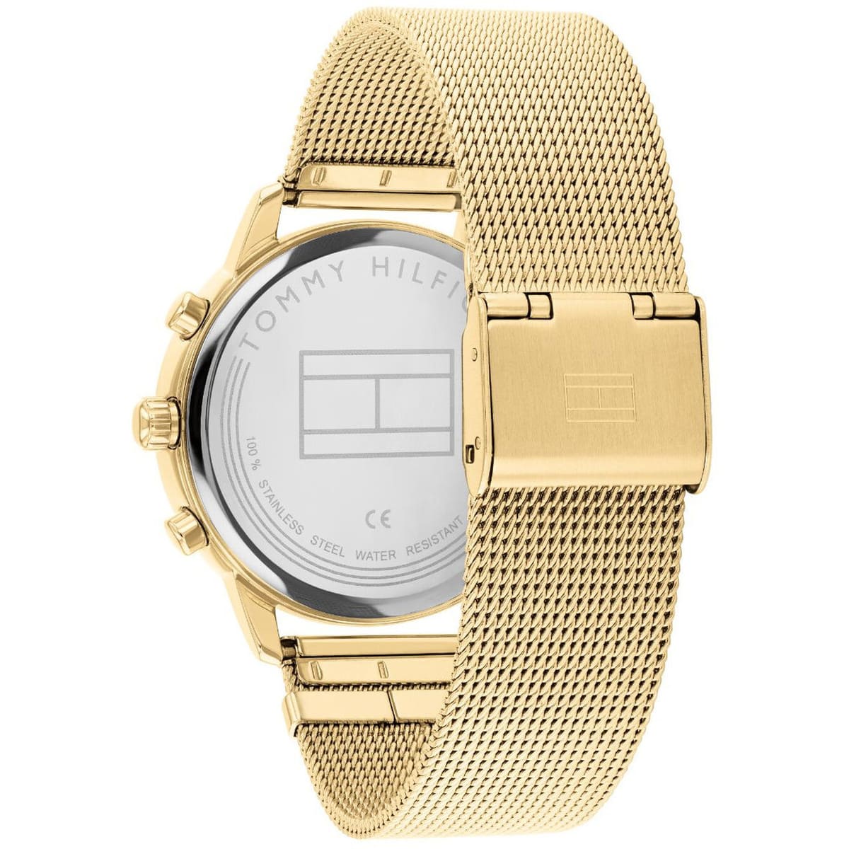 Tommy Hilfiger Women’s Watch Stainless Steel Gold Mesh Strap With Gold Dial 1782302