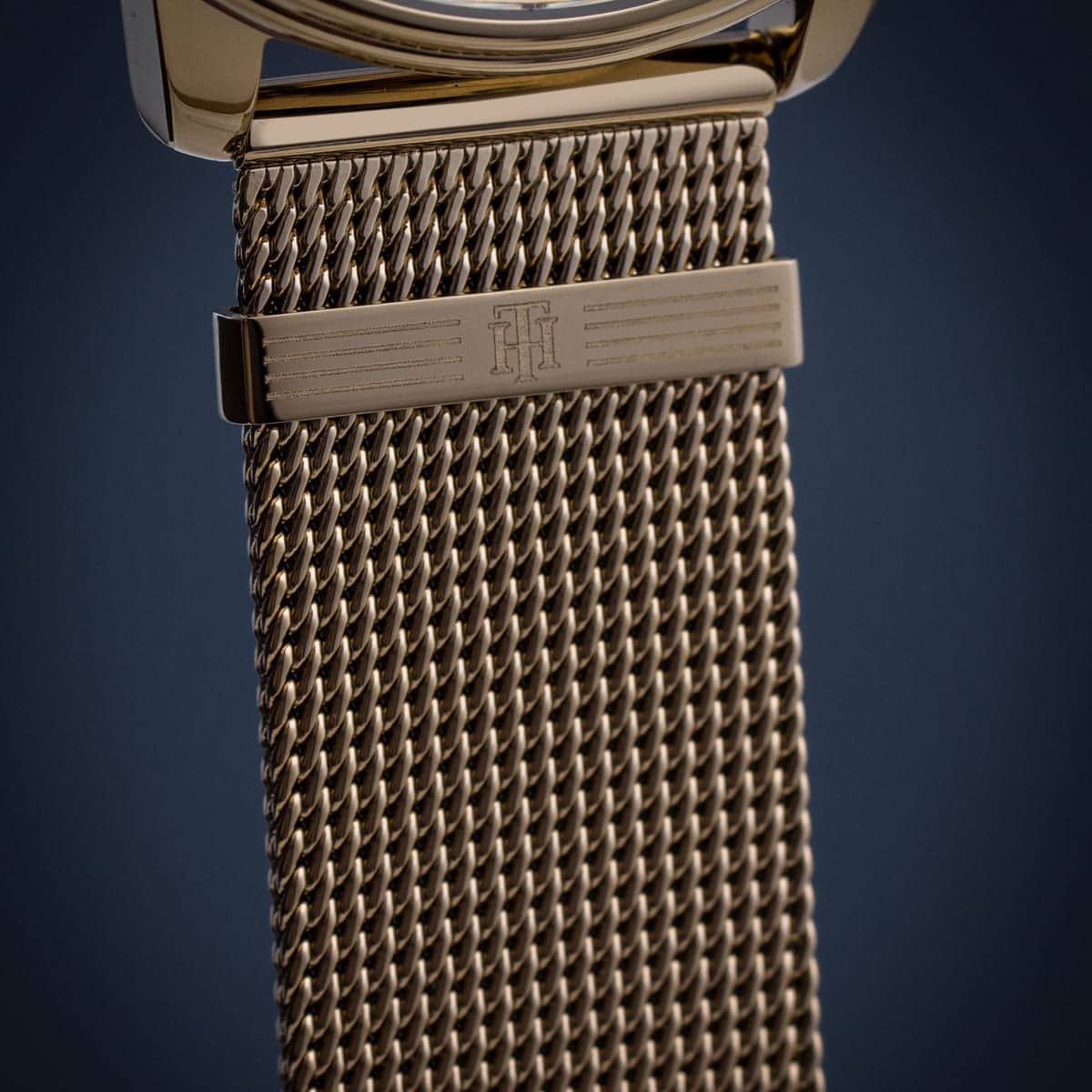 Tommy Hilfiger Women’s Watch Stainless Steel Gold Mesh Strap With Gold Dial 1782302