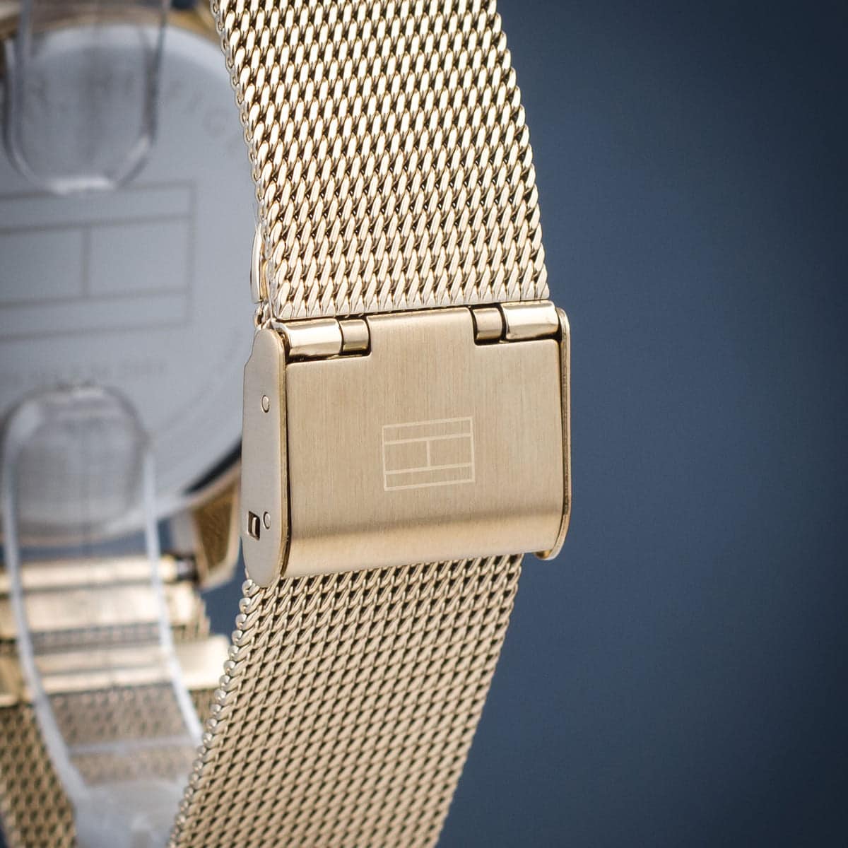 Tommy Hilfiger Women’s Watch Stainless Steel Gold Mesh Strap With Gold Dial 1782302