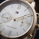 Tommy Hilfiger Women’s Watch Stainless Steel Gold Mesh Strap With Gold Dial 1782302