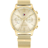 Tommy Hilfiger Women’s Watch Stainless Steel Gold Mesh Strap With Gold Dial 1782302