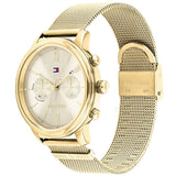 Tommy Hilfiger Women’s Watch Stainless Steel Gold Mesh Strap With Gold Dial 1782302