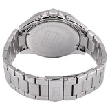 Tommy Hilfiger Men’s Watch Stainless Steel Silver Strap With Black Dial 1791104