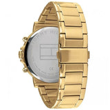 Tommy Hilfiger Men’s Watch Stainless Steel Gold Strap With White Dial And Gold Case 1791538