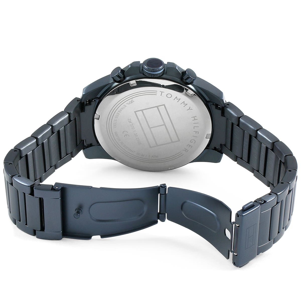 Tommy Hilfiger Men’s Watch Stainless Steel Blue Strap With Blue Dial 1791560