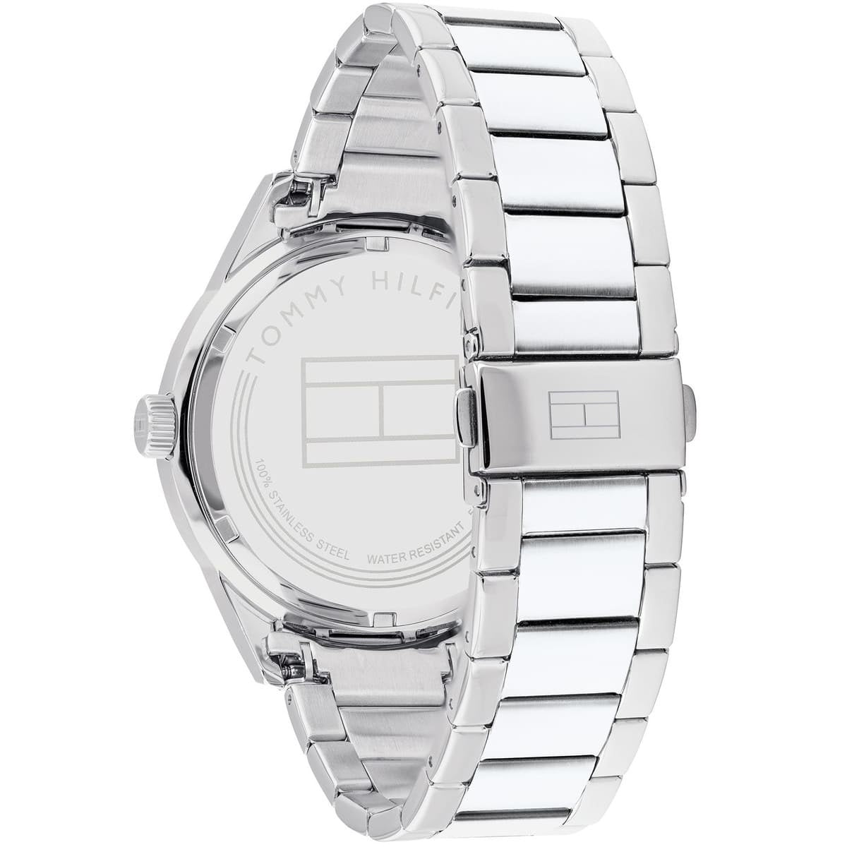 Tommy Hilfiger Men’s Watch Stainless Steel Silver Strap With Blue Dial 1791640
