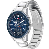 Tommy Hilfiger Men’s Watch Stainless Steel Silver Strap With Blue Dial 1791640