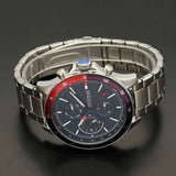 Tommy Hilfiger Men's Watch Stainless Steel Silver Strap With Blue Dial 1791718