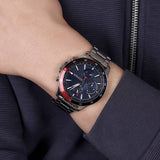 Tommy Hilfiger Men's Watch Stainless Steel Silver Strap With Blue Dial 1791718