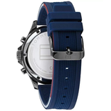 Tommy Hilfiger Men’s Watch Silicone Blue Strap With Blue Dial 1791721