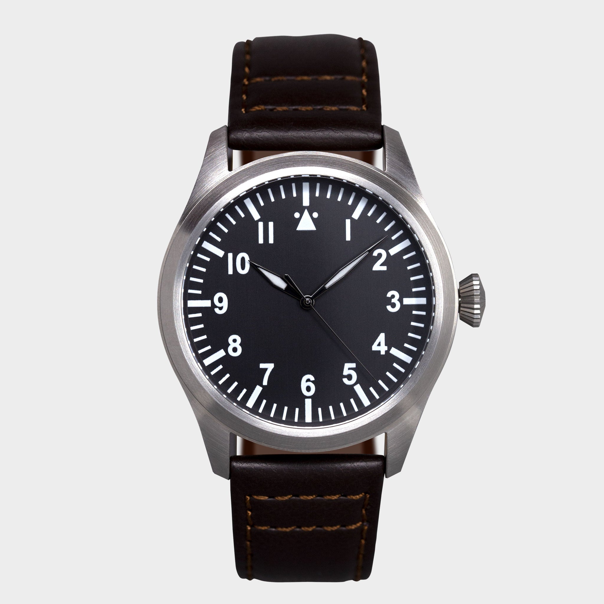 'Turbulence' Cat.1 Aviator's Watch (46mm) | Rook Black