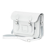 Handmade Leather Satchel - White