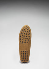 Women's Tasselled Driving Loafers, tobacco suede