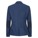 wsn02 - Women's Tweed Navy Blue Blazer Waistcoat & Trousers 1920s Suit